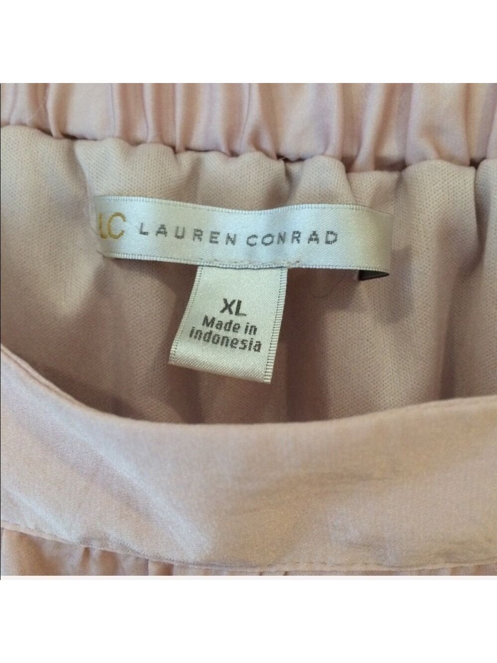 LC Lauren Conrad lined high low maxi skirt size XL - Picture 5 of 7